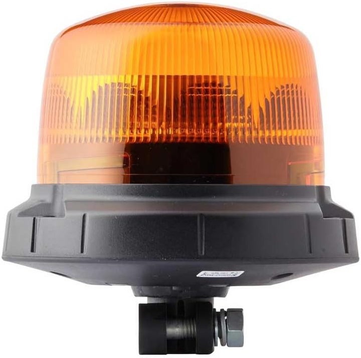 HELLA - LED-Blitz-Kennleuchte - RotaLED Compact - 12/24V - gelb - Rohrstutzen, flexibel - Menge: 1 -