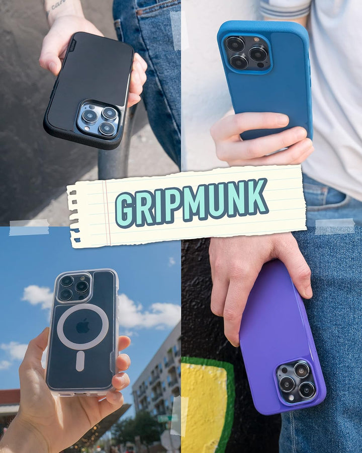 Smartish iPhone 14 Pro Slim Case – Gripmunk kompatibel mit MagSafe [Leicht + Schutz] Dünne Griffabde