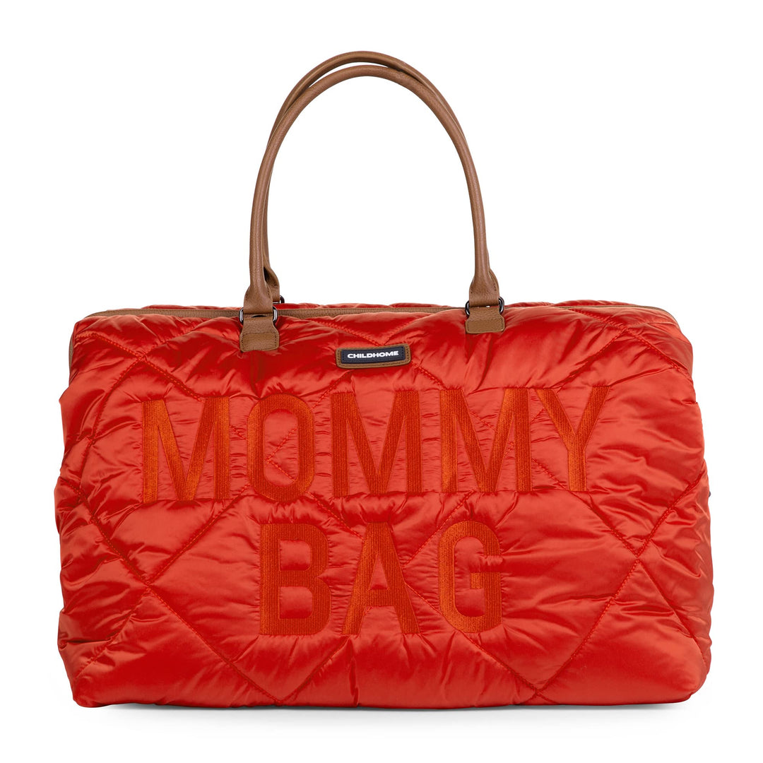 Childhome, Mommy Bag Wickeltasche - Gesteppt - Rot 55x30x40cm Jubiläumsauflage Rot Gesteppt, Rot Ges
