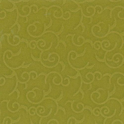 250 Servietten "ROYAL Collection" 1/4-Falz 40 cm x 40 cm olivgrün "Casali" 84883 Papstar Premium sto
