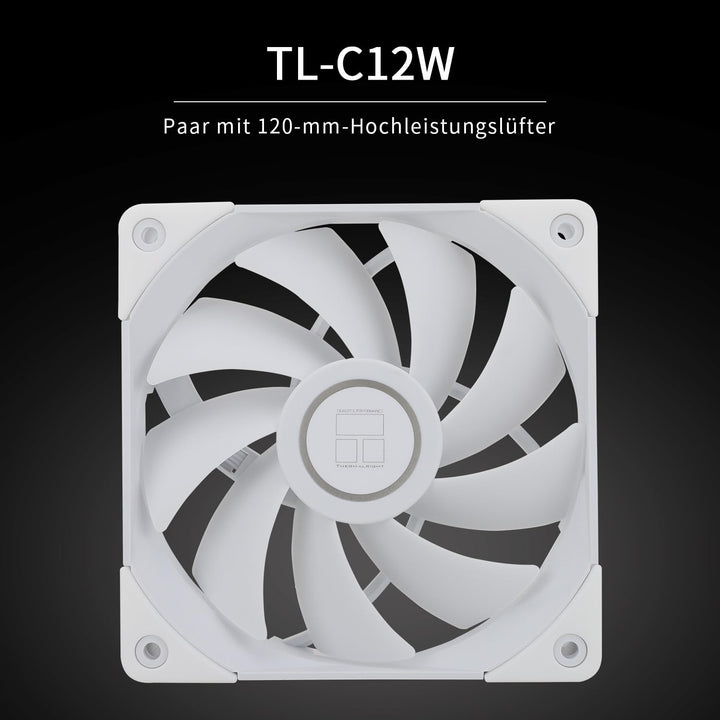 Thermalright Peerless Assassin 120 White CPU Cooler, 6 tubos de calor, doble ventilador de TL-C12W P