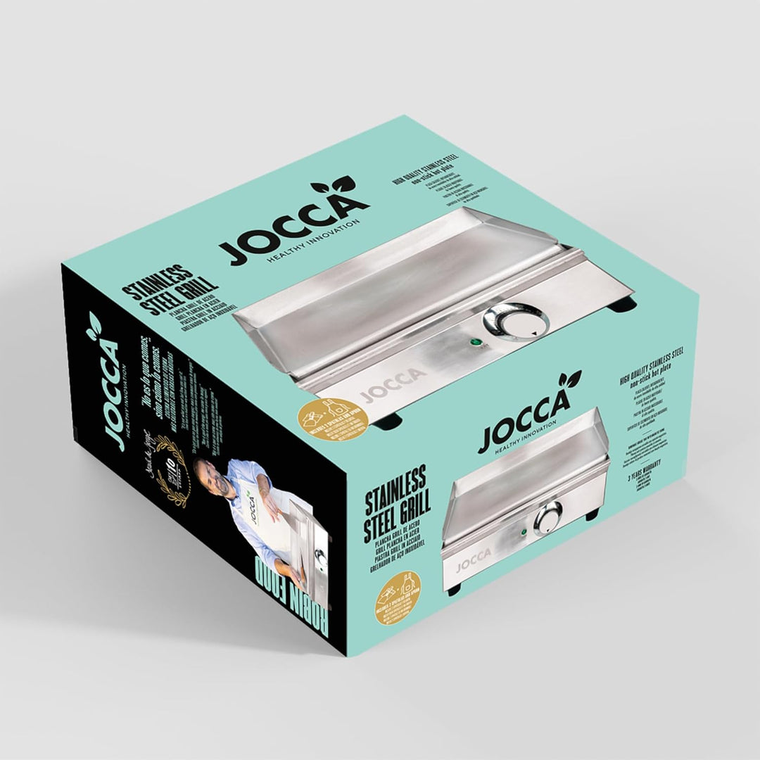 Jocca- Elektrische Grillplatte für die professionelle Küche | Teppanyaki | Tischgrill | Geeignet für
