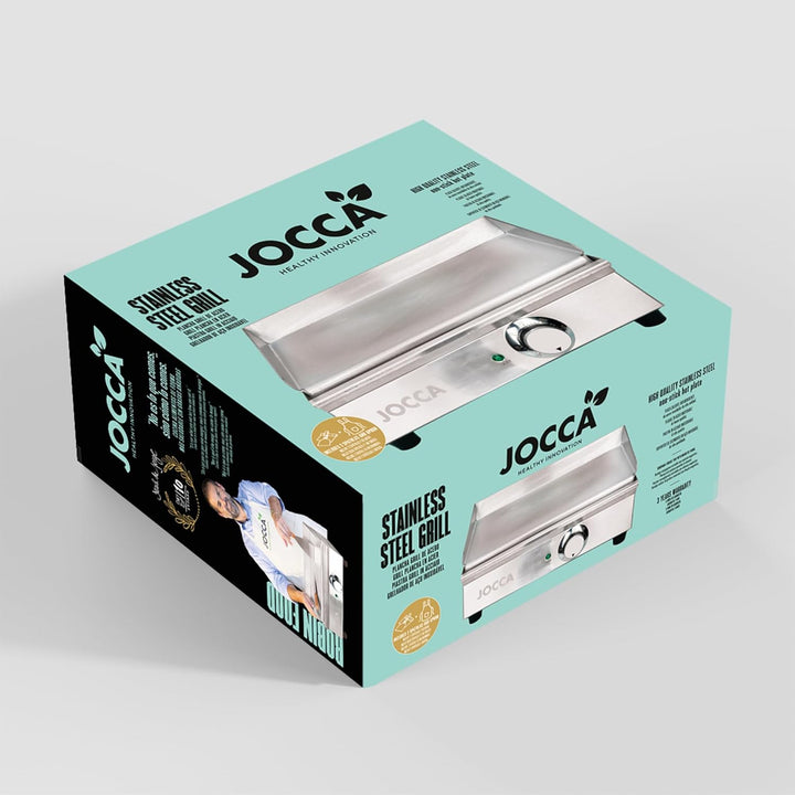 Jocca- Elektrische Grillplatte für die professionelle Küche | Teppanyaki | Tischgrill | Geeignet für