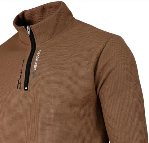 Soltice Herren Langarm Sweatshirt mit Brusttasche, Gestreifter Strickpullover mit Kragen, Meliert, W