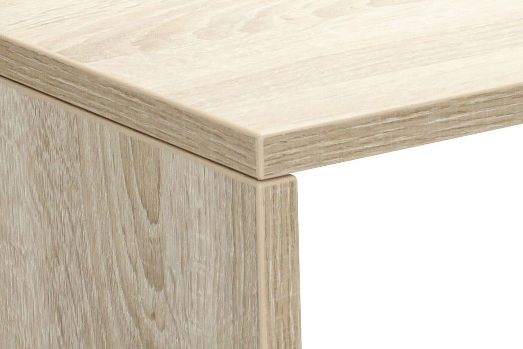 levandeo Couchtisch Lino 360° drehbare Tischplatte 70x35x42 in Sonoma Eiche - Deutsche Herstellung u