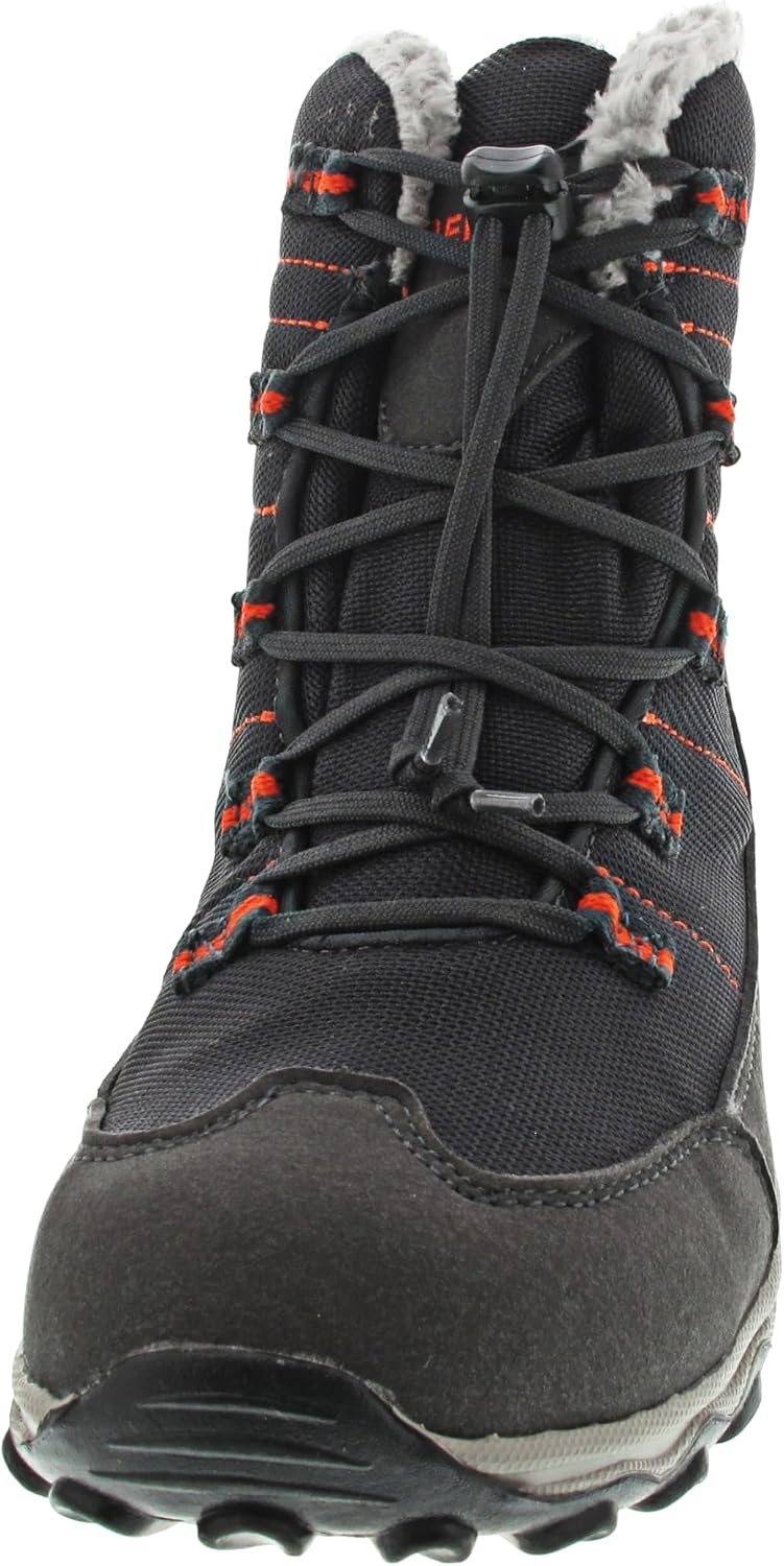 Meindl Unisex Kinder Winterstiefel Yolup Junior GTX Schneestiefel 30 EU Schwarz Orange, 30 EU Schwar