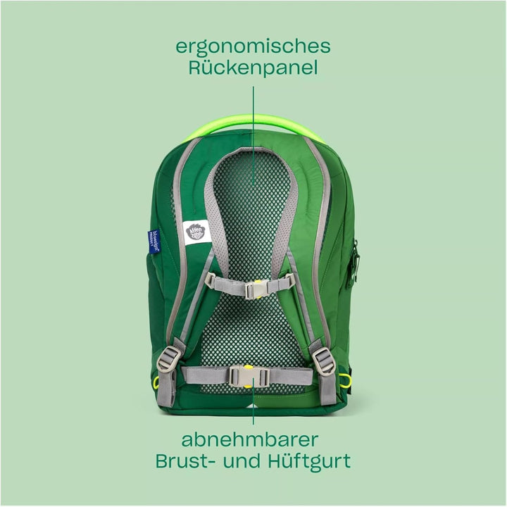 Affenzahn Abenteuerrucksack Daydreamer ergonomisch, 12L Volumen, individualisierbar, mit Regenschutz