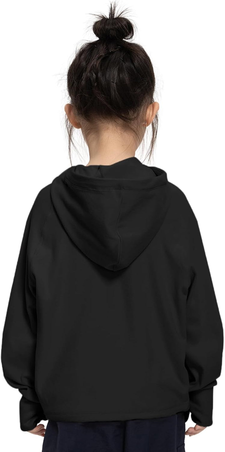 Rolanko Mädchen Hoodies Fleece Sweatshirts Langarm Gemütlicher Leichter Kapuzenpullover Oberteile mi
