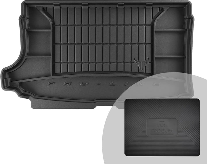 FROGUM ProLine 3D Gummimatte Exklusive Auto Kofferraummatte Kofferraumwanne für Volkswagen T-Cross a