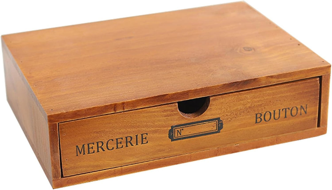Vintage Holzkiste, Schublade, Schreibtisch-Aufbewahrung, Holz-Tischaufbewahrungsbox, Holz-Einzelschu