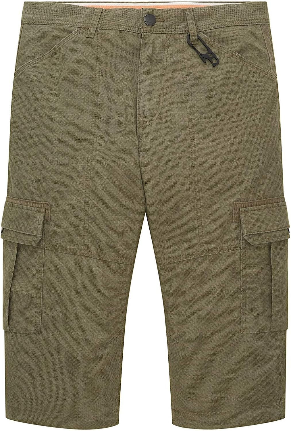 TOM TAILOR Herren Cargo Max Overknee Bermuda Shorts 27 31300 - Olive Minimal Pattern, 27 31300 - Oli