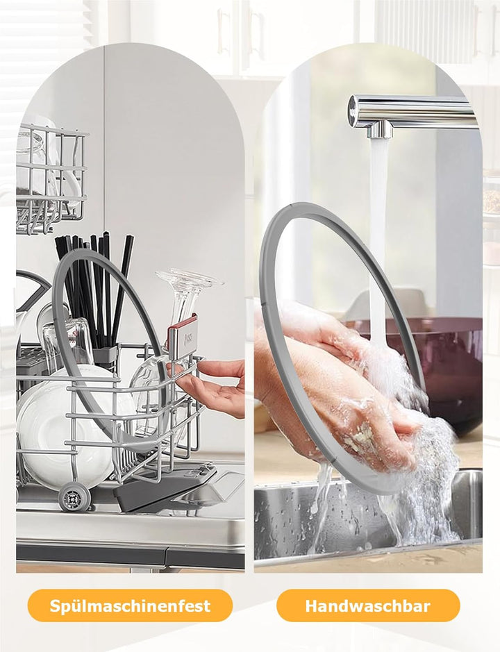 Mellbree 22cm Dichtungsring für Fissler, 2 Stück Schnellkochtopf Ersatzteile für Fissler Schnellkoch