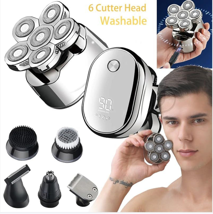INF 6-in-1 Rasierer/Trimmer für Kopf und Gesicht