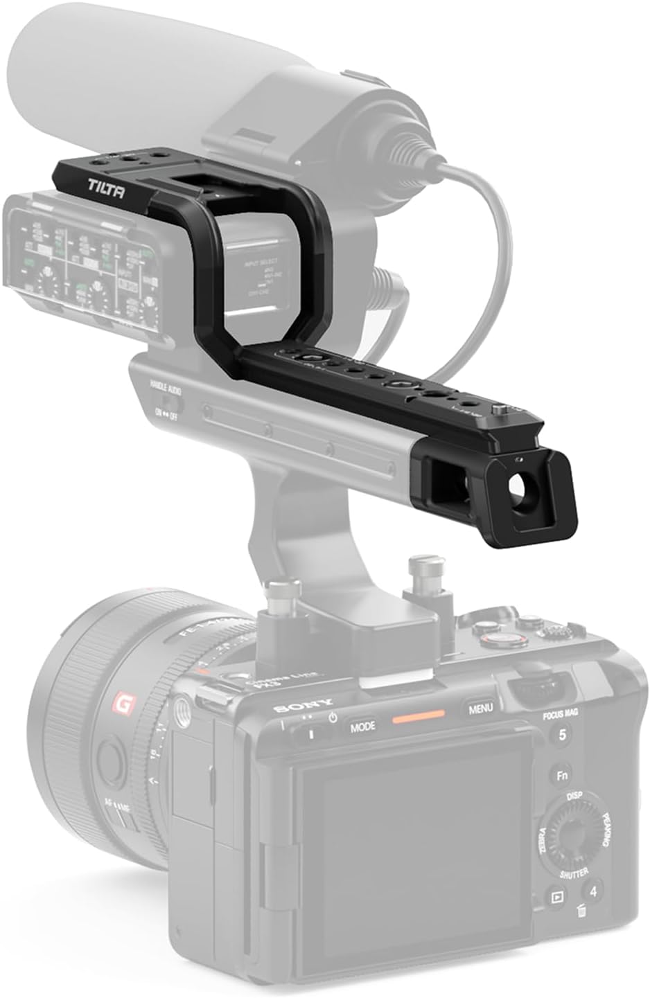 Tilta XLR-Verlängerungshalterung, kompatibel mit Sony FX3 mit 1/4-Zoll-Inbusschlüssel, sichere Verbi