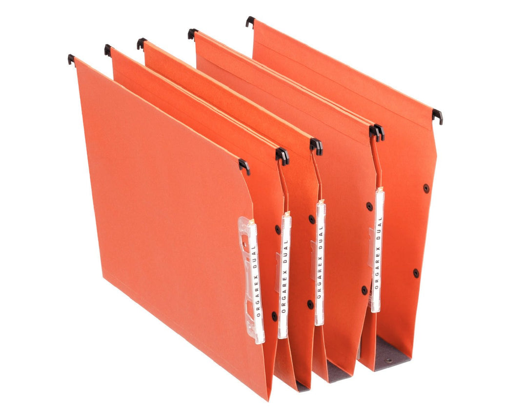 Esselte Orgarex Hängemappe Kraftpapier 220 g/m² V-förmiger Boden 15 mm Kapazität 330 mm breit 25 Stü