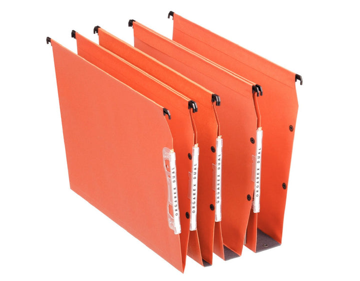 Esselte Orgarex Hängemappe Kraftpapier 220 g/m² V-förmiger Boden 15 mm Kapazität 330 mm breit 25 Stü