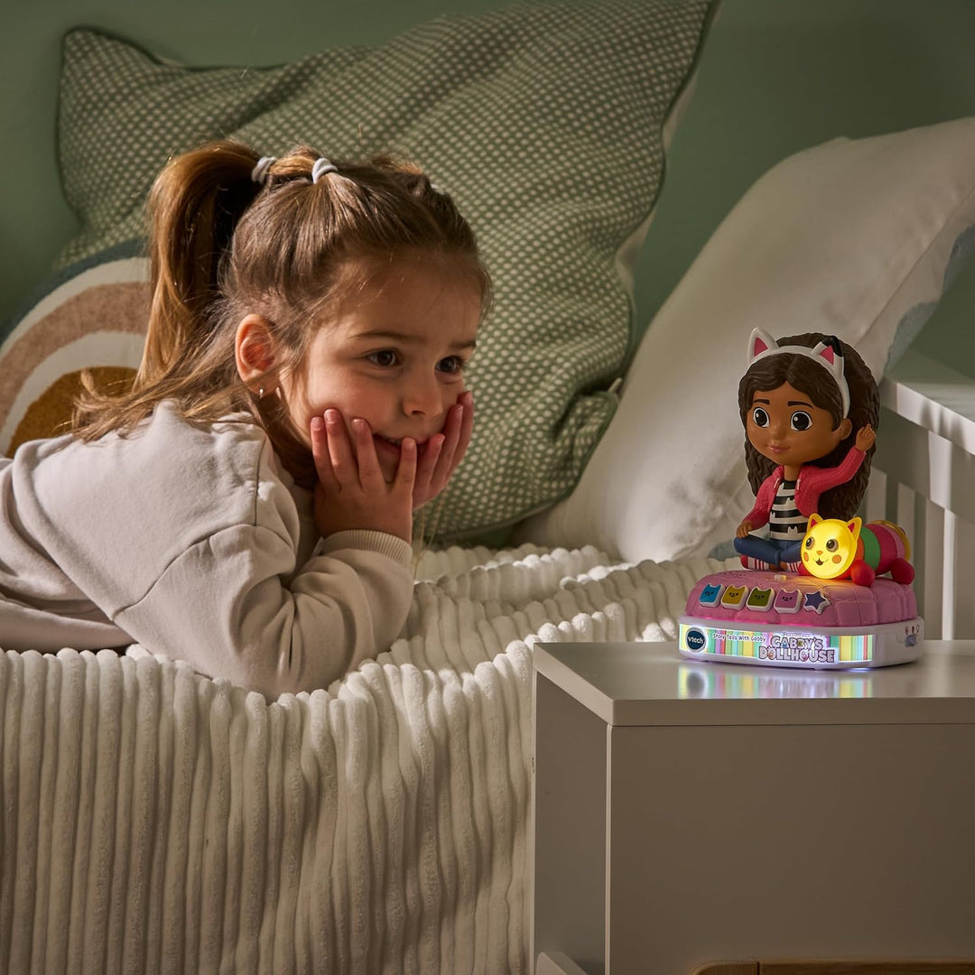 VTech Gabby's Dollhouse - Interaktive Geschichten-Freundin Gabby – Spannende Geschichten mit den Ori