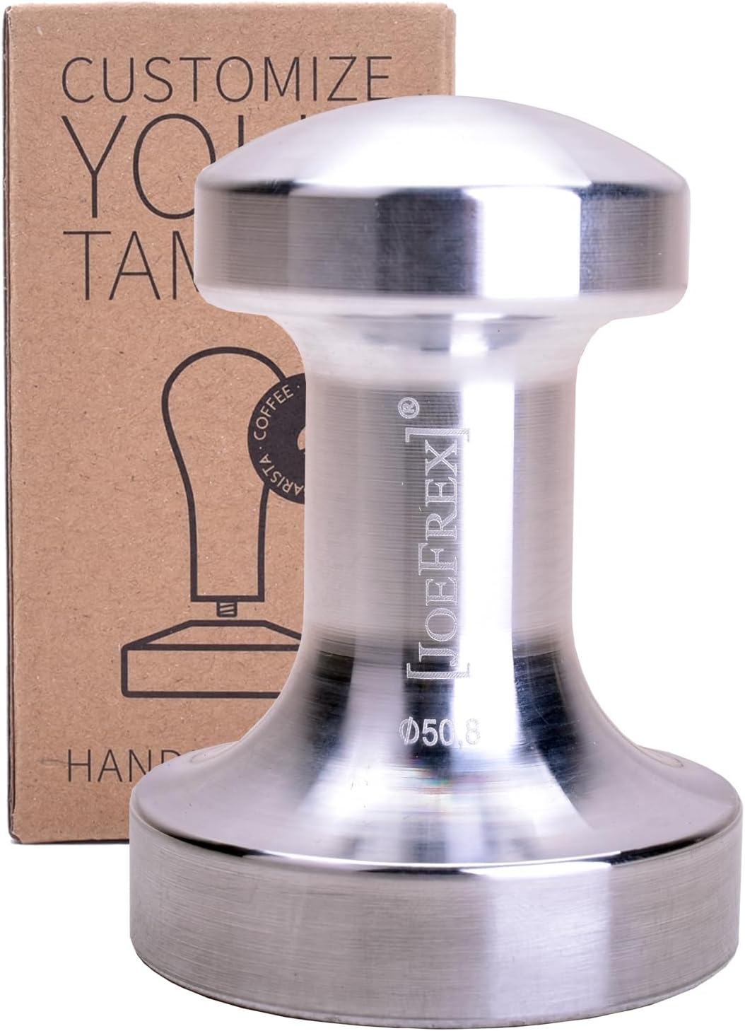 [JOEFREX] Tamper 51mm für Delonghi Dedica EC685 & EC680 geeignet - Metall - passend für 51mm Delongh