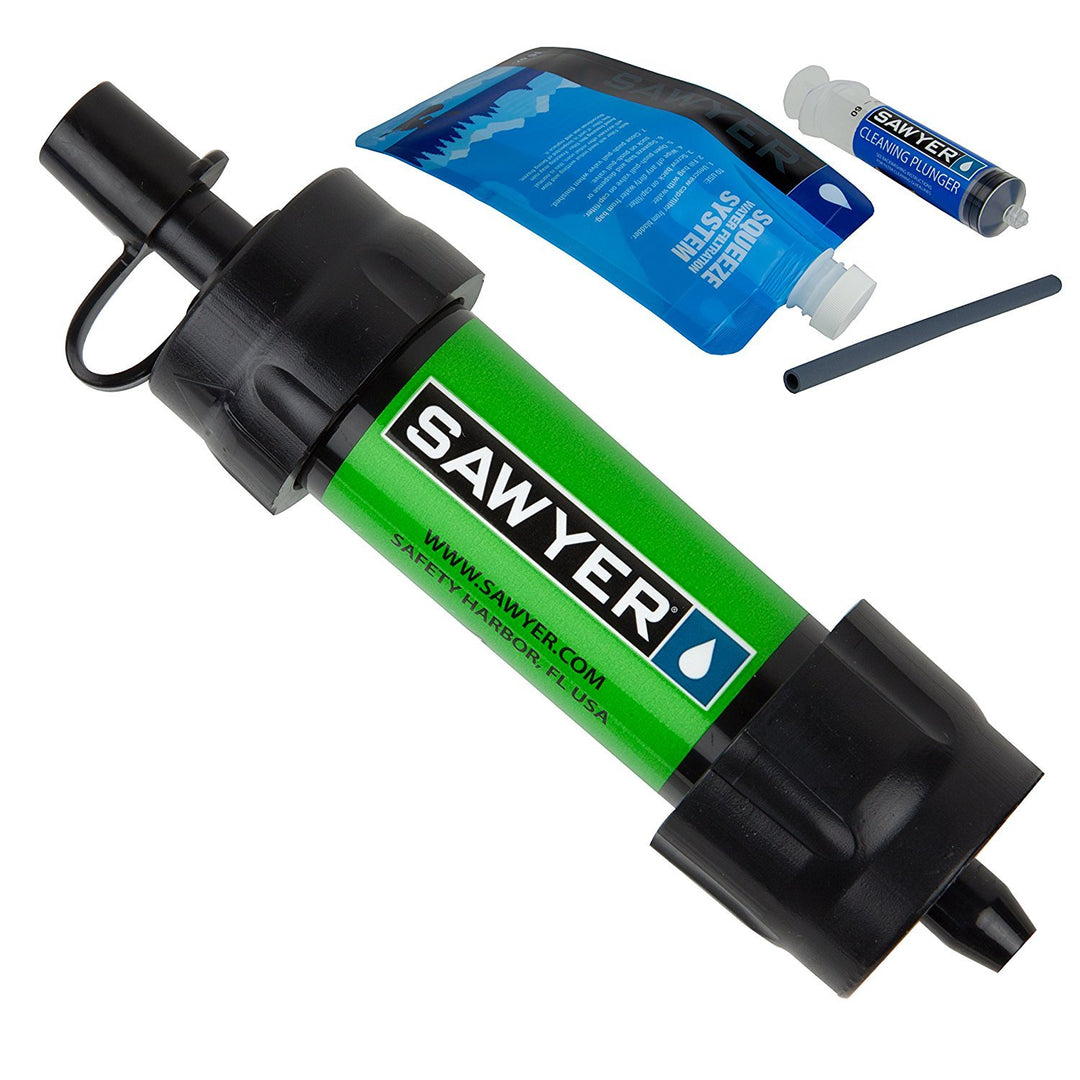 Sawyer Mini PointONE Wasserfilter Outdoor Notversorgung enfernt 100% Mikroplastik und 99,99999%* All