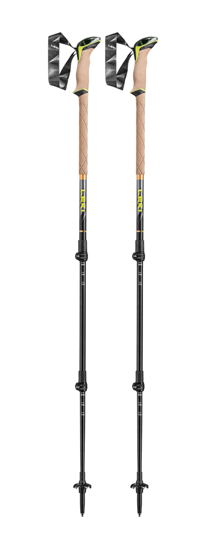 LEKI Sherpa Stöcke dark anthracite-copper-neon (70) 110 - 145, dark anthracite-copper-neon (70) 110