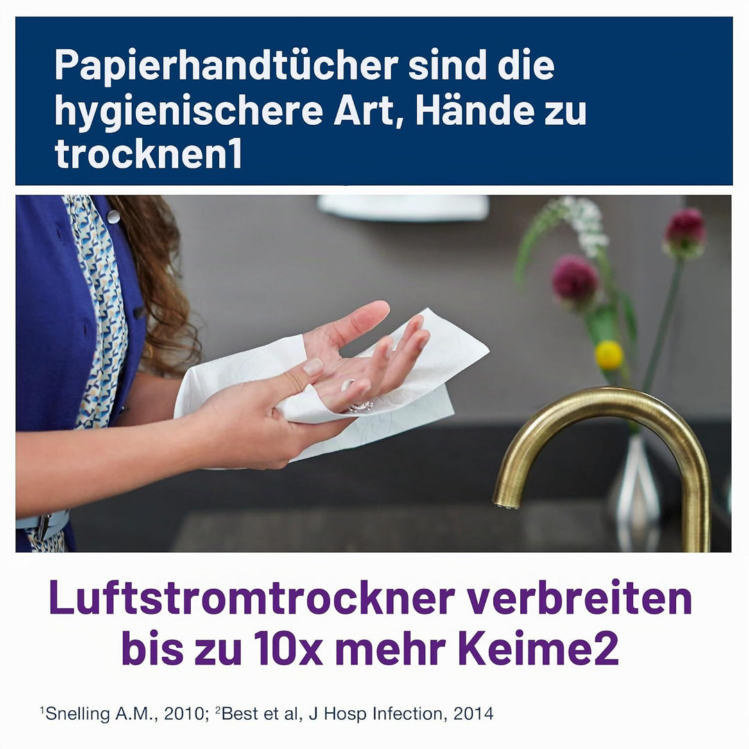 Tork Xpress Multifold Papierhandtücher 150299 - H2 Universal Falthandtücher für Handtuchspender - me