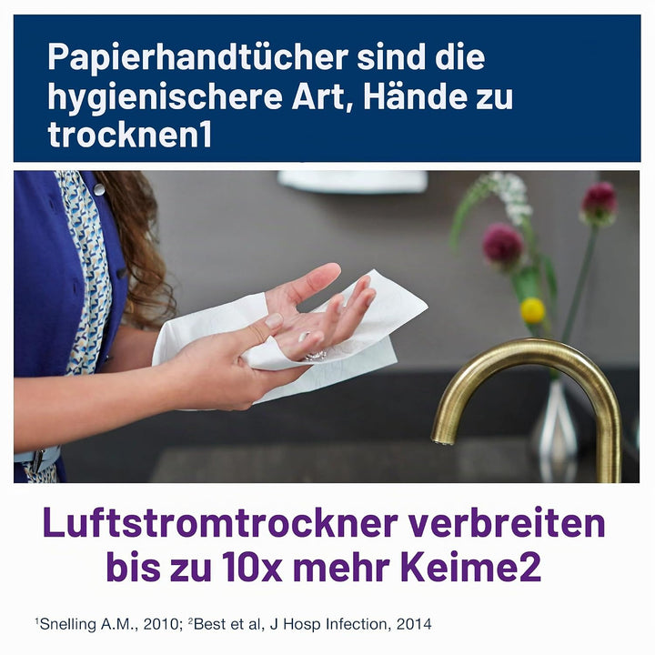 Tork Xpress Multifold Papierhandtücher 150299 - H2 Universal Falthandtücher für Handtuchspender - me