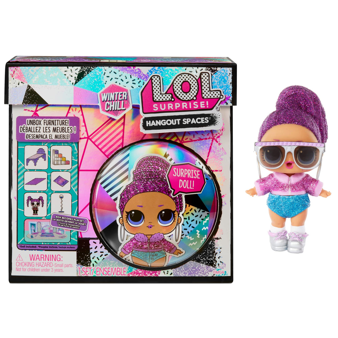 L.O.L. Surprise! Winter Chill Hangout Spaces Möbelset - Bling Queen - Mit 10+ Überraschungen inkl. P