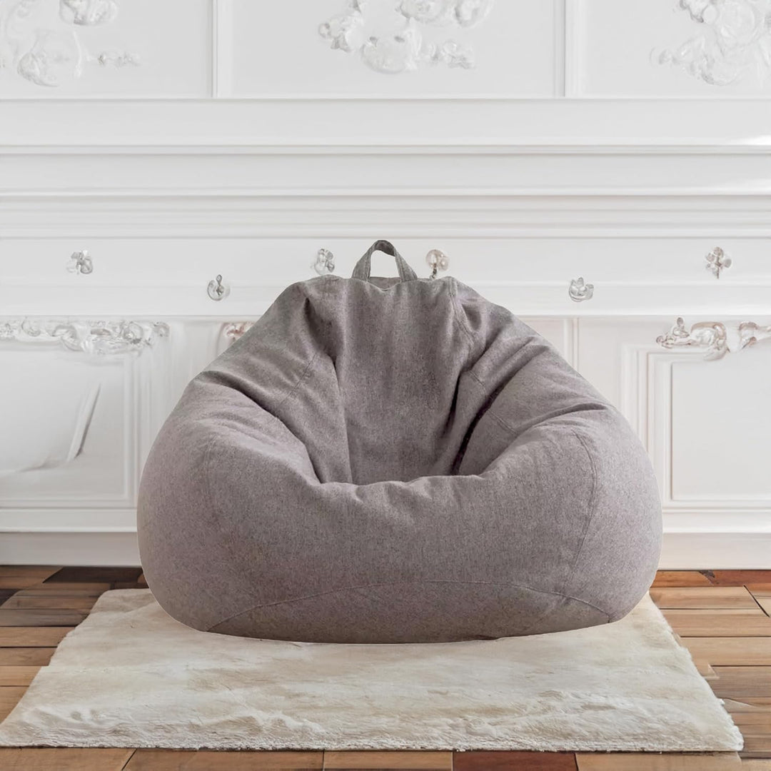 AD.CON Sitzsack mit ECO Füllung Puff Relax-Sessel Sitzkissen Bodenkissen Bean Bag 70x80x50cm 120L Du