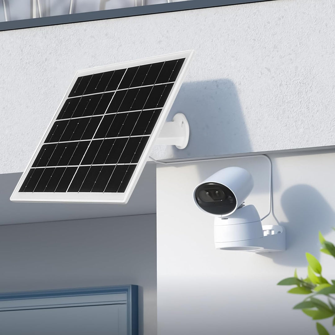 Monokristalline Solarmodule 3.6W/6W/8W Solarpanel Für Akku Überwachungskamera Aussen, Type-C Solarmo