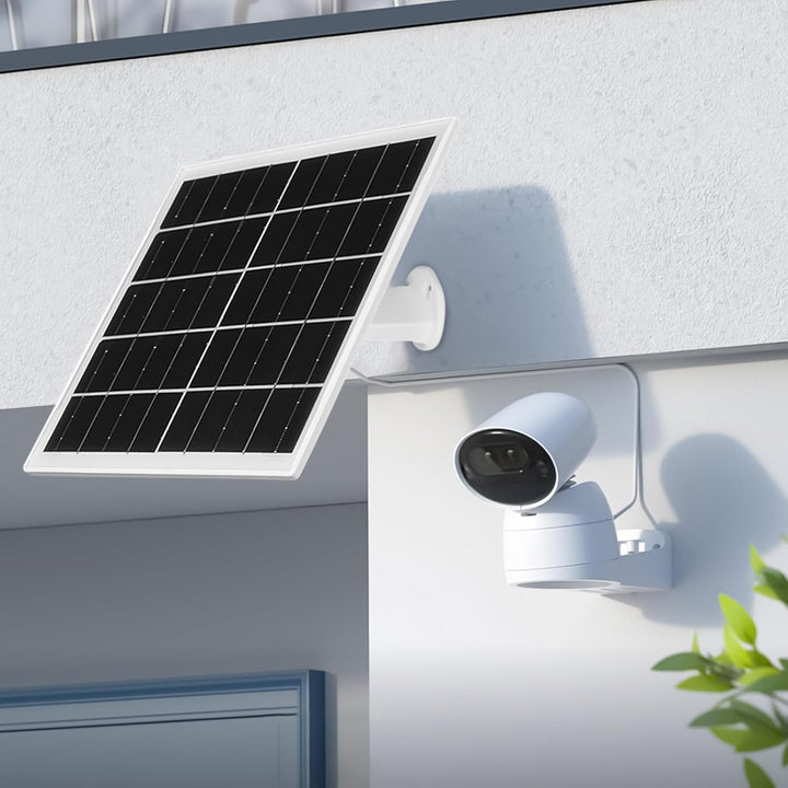Monokristalline Solarmodule 3.6W/6W/8W Solarpanel Für Akku Überwachungskamera Aussen, Type-C Solarmo
