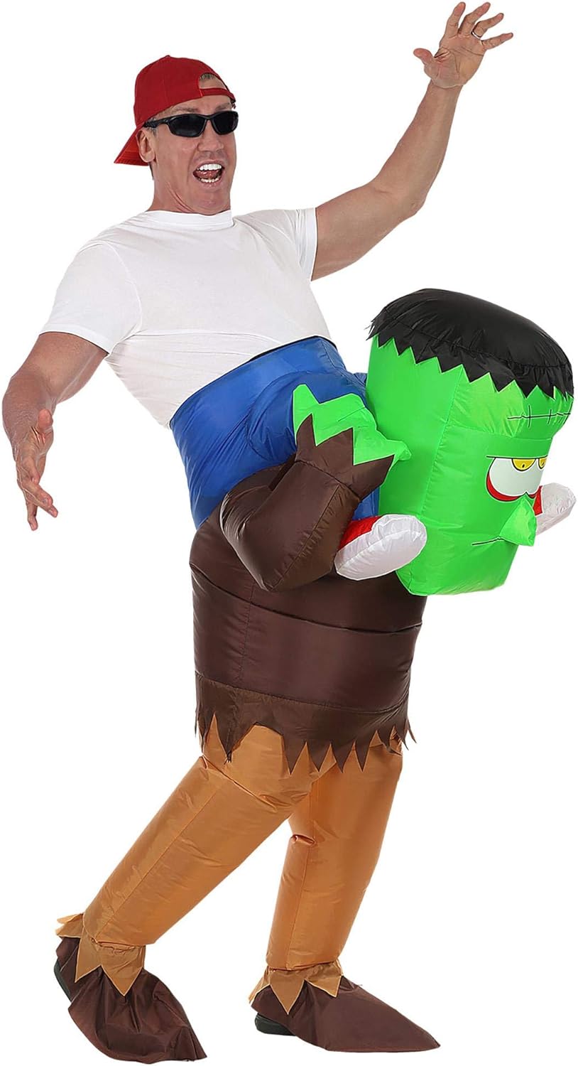 "MONSTER RIDER" (airblown inflatable costume) (4 x AA batteries not included) - (One Size Fits Most