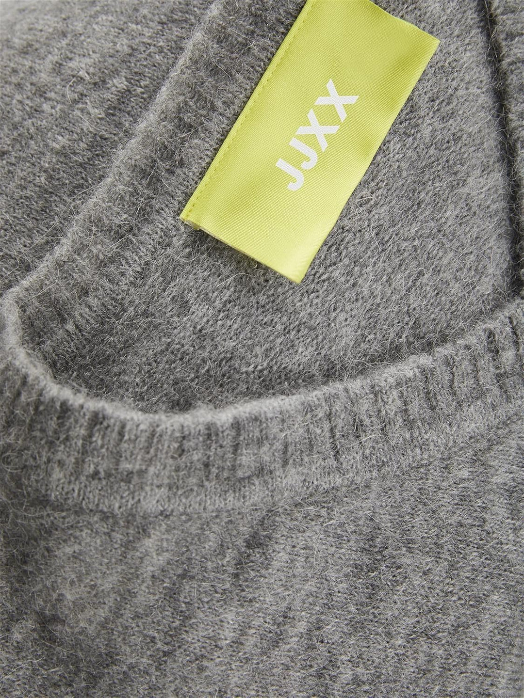Jack & Jones Women's JJXX JXNANA LS Upgrade V-Neck Knit NOOS Pullover XL Grey Melange, XL Grey Melan