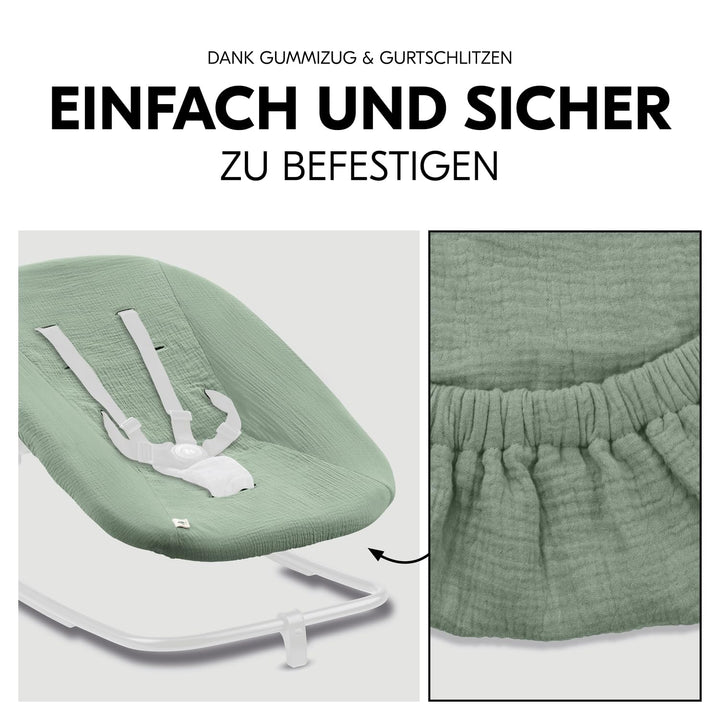 hauck Schonbezug für Babywippe Highchair Bouncer (Eco) (nicht mit anderen Modellen kompatibel), Baum