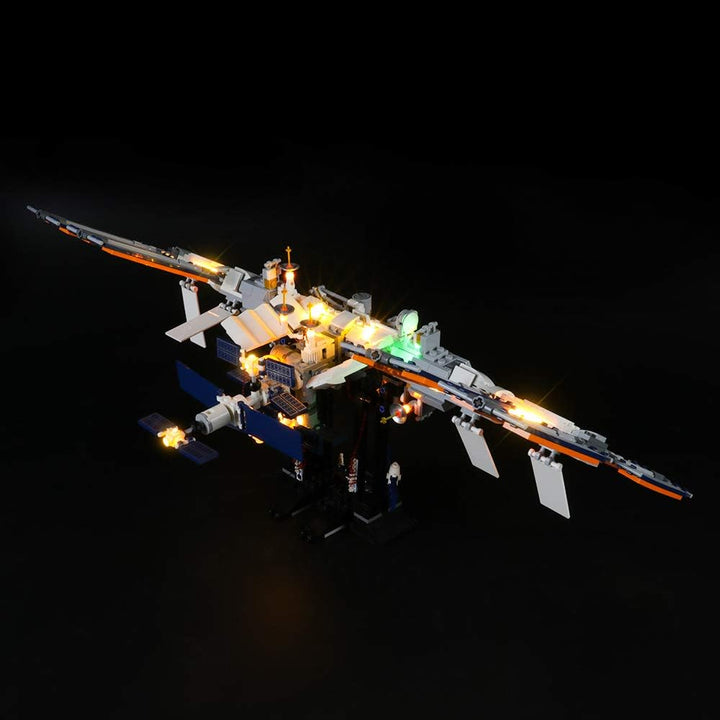 BRIKSMAX Led Beleuchtungsset für Lego Internationale Raumstation,Kompatibel Mit Lego 21321 Bausteine