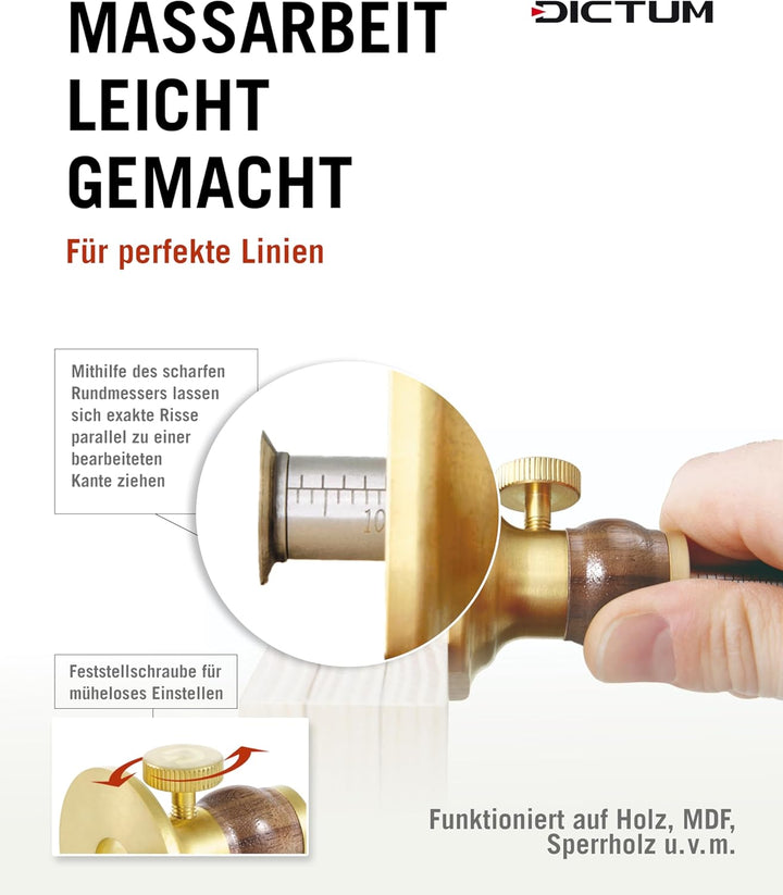 DICTUM® Streichmass