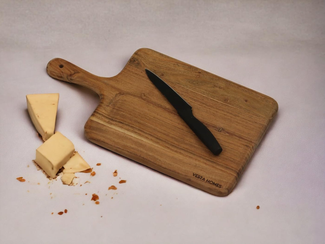 Vesta Homes Schneidebrett/Schneidebrett/Servierbrett, Wurstbrett, Platte für Gemüse, Obst und Käse |