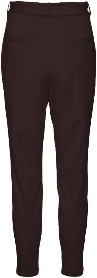 VERO MODA Damen Stoffhose Vmeva Hw Loose Paperbag Pant Ga Noos S / 32L Chocolate Torte, S / 32L Choc