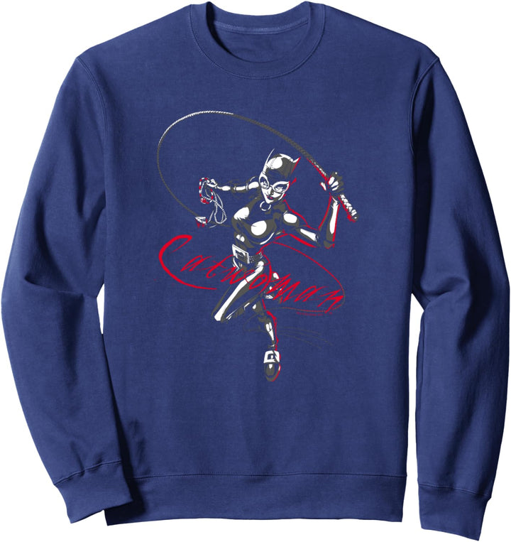 Batman Catwoman Kitten With a Whip Sweatshirt