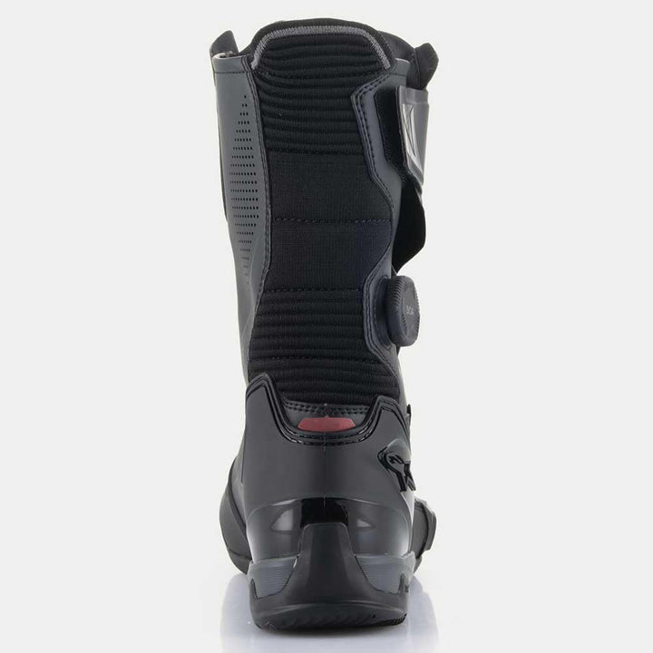 Alpinestars SP-X Boa Motorradstiefel – Sport & Touring – Mikrofaser, Rideknit 38 EU Schwarz, 38 EU S