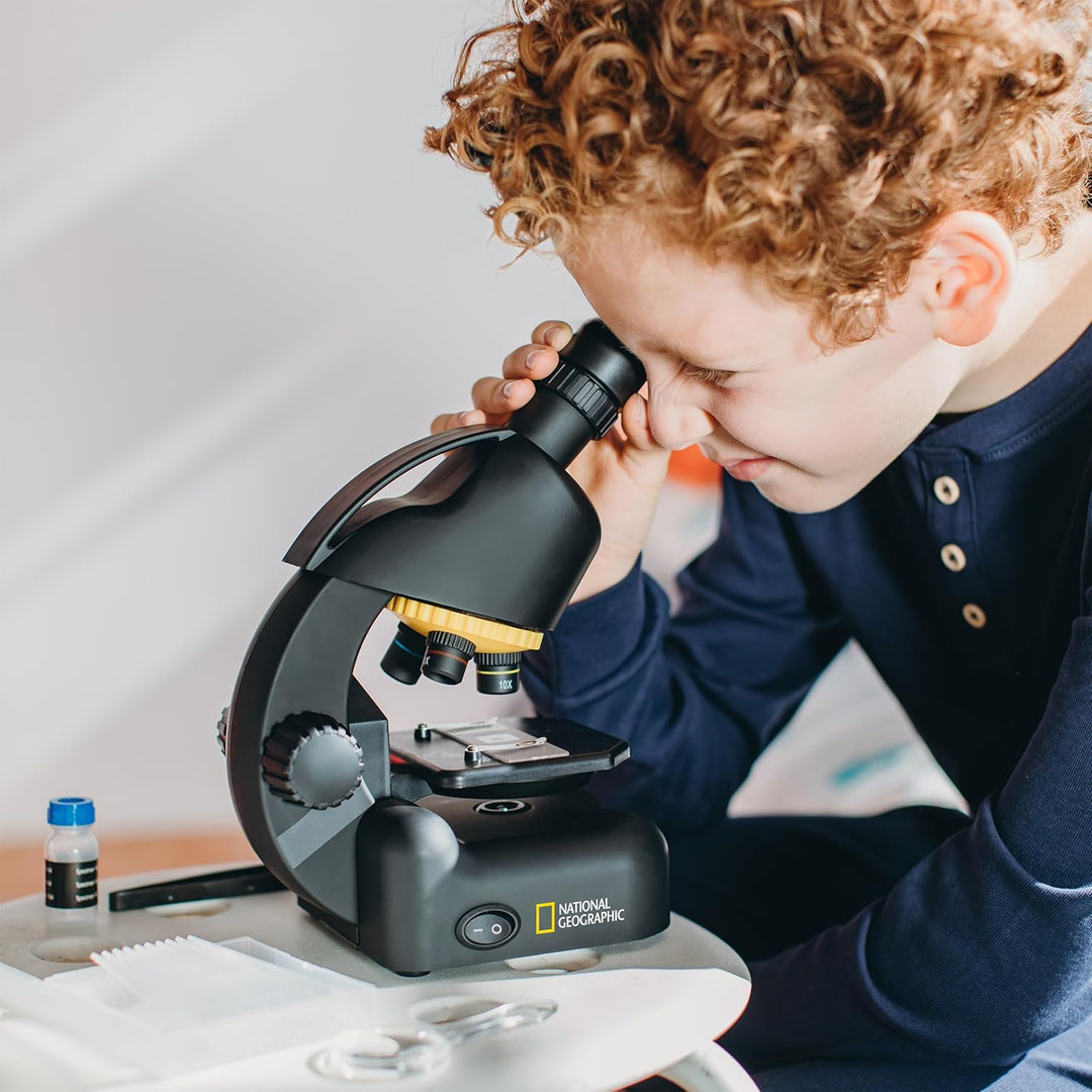 National Geographic Teleskop und Mikroskop Set für Kinder und Einsteiger inklusive Smartphone Kamera