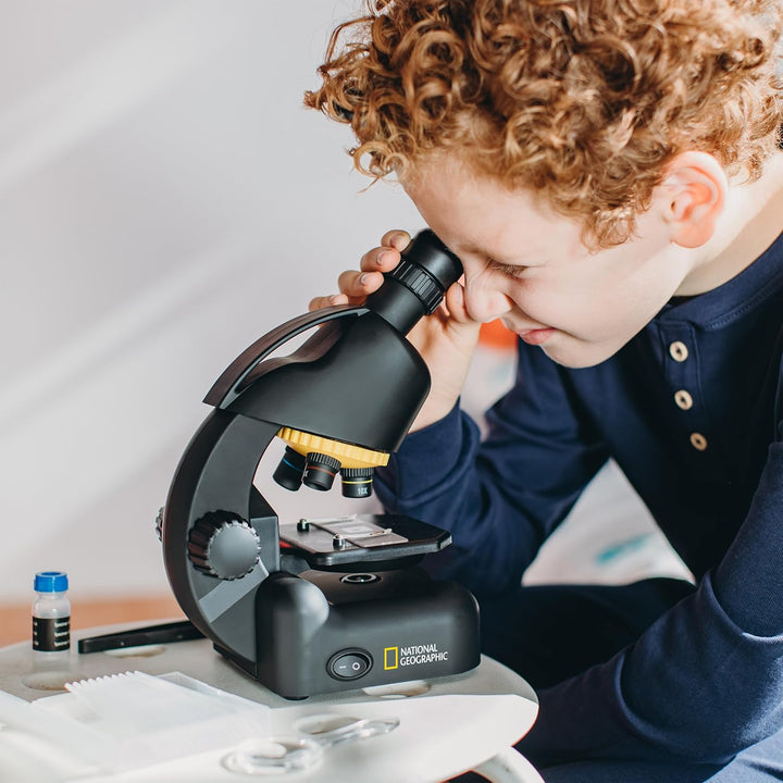 National Geographic Teleskop und Mikroskop Set für Kinder und Einsteiger inklusive Smartphone Kamera