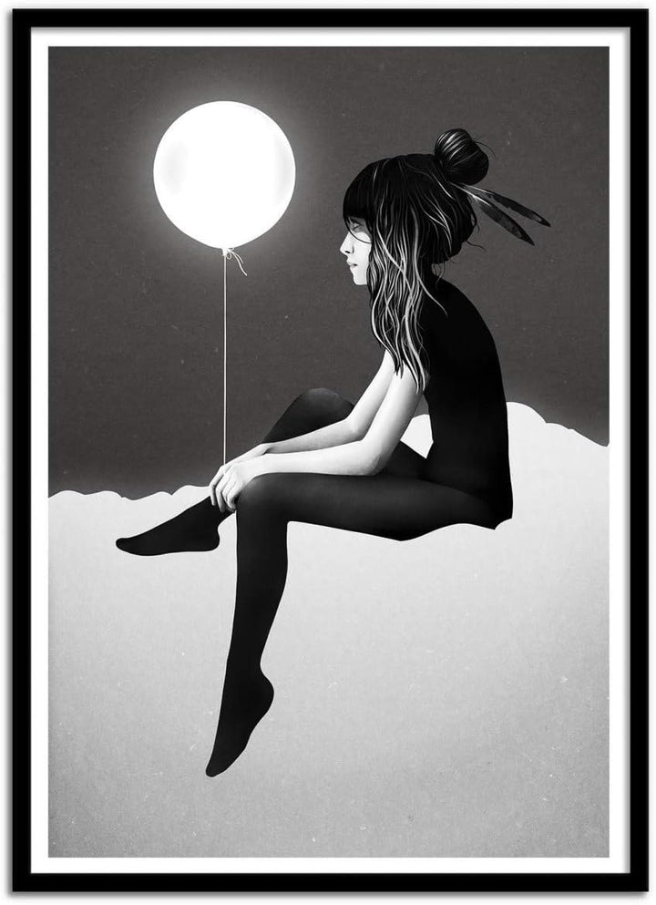 Wall Editions Art-Poster - No Such Thing Nothing by Night - Ruben Ireland