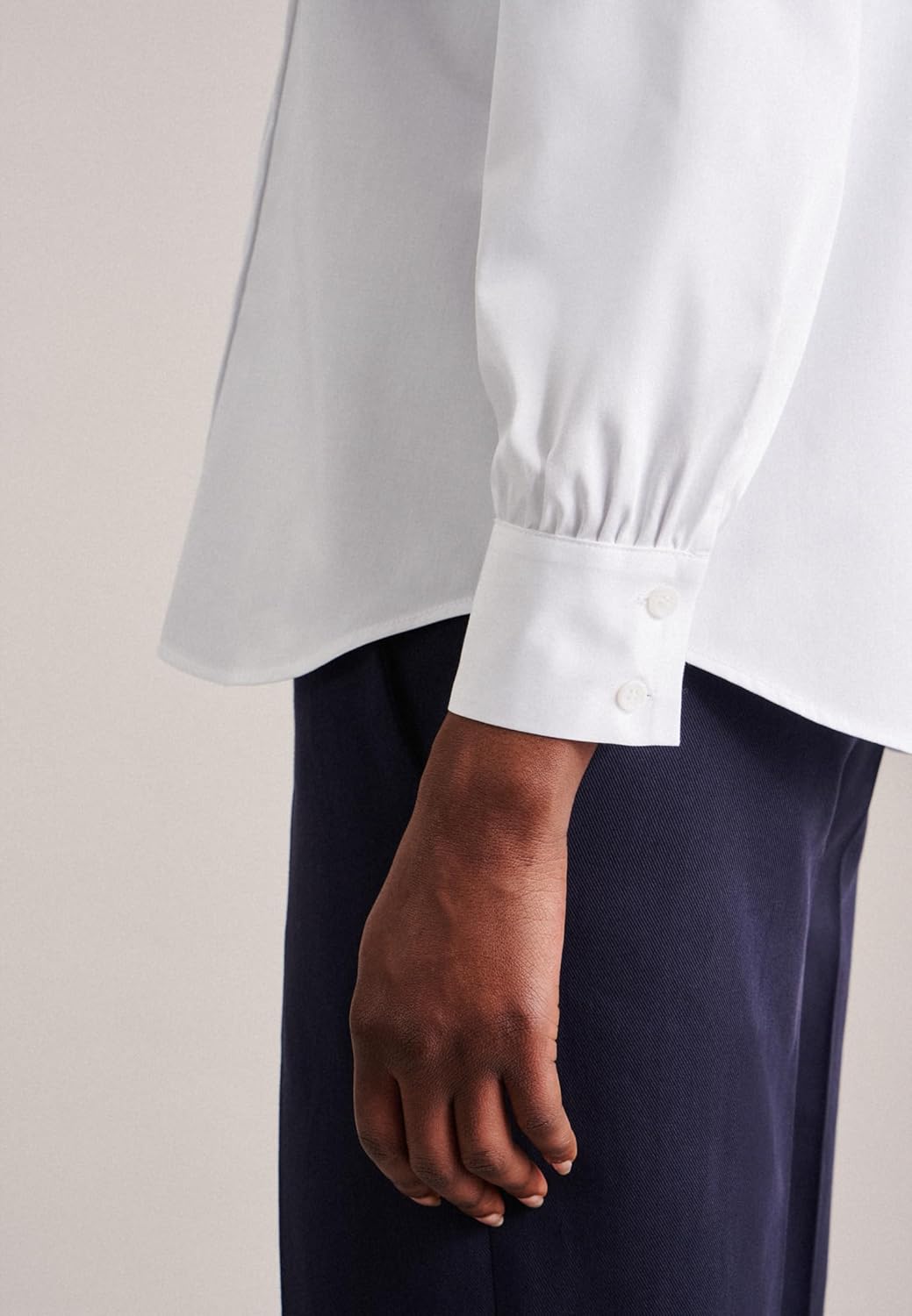 Seidensticker Damen Regular Fit Langarm Bluse 34 Weiss, 34 Wei&#xDF;