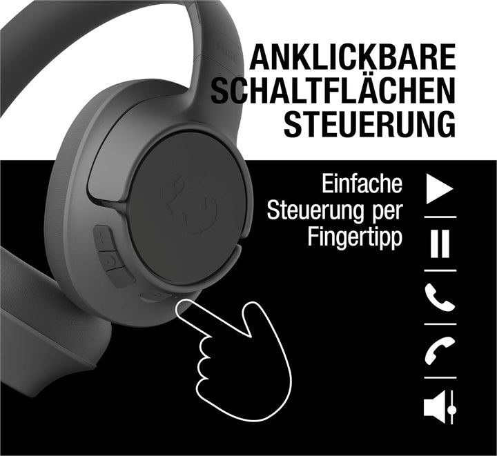 Fresh 'n Rebel Clam Fuse Bluetooth kopfhörer Over Ear mit Hybrid Active Noise Cancelling, mit ENC-Mi
