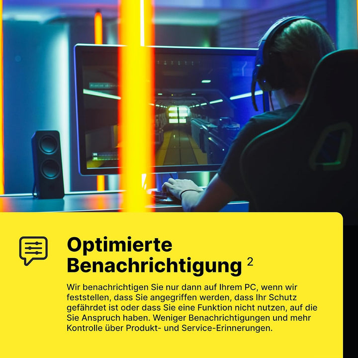 Norton 360 for Gamers 2021, Cybersicherheit für PC-Gamer, Mac oder Mobilgerät |3 Geräte| 1 Jahr | PC