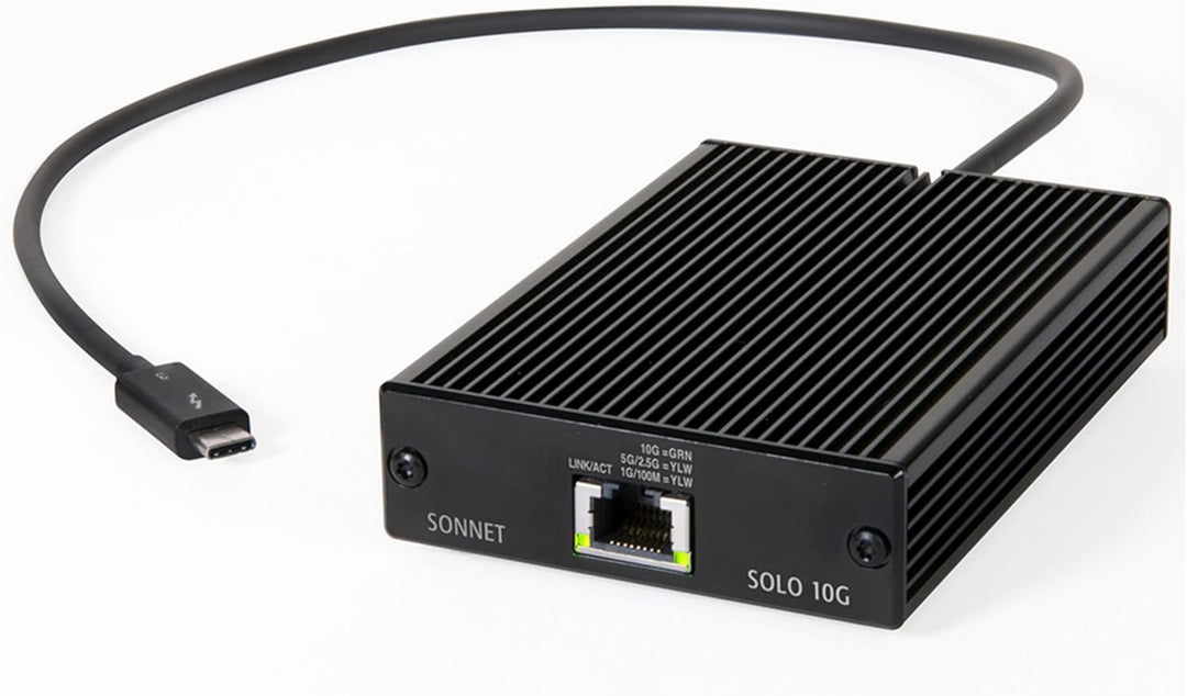 SoNNeT Solo 10 G Thunderbolt 3 Auf Ethernet Adapter 10 Gbase,Schwarz
