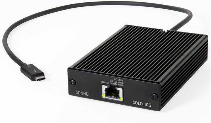 SoNNeT Solo 10 G Thunderbolt 3 Auf Ethernet Adapter 10 Gbase,Schwarz