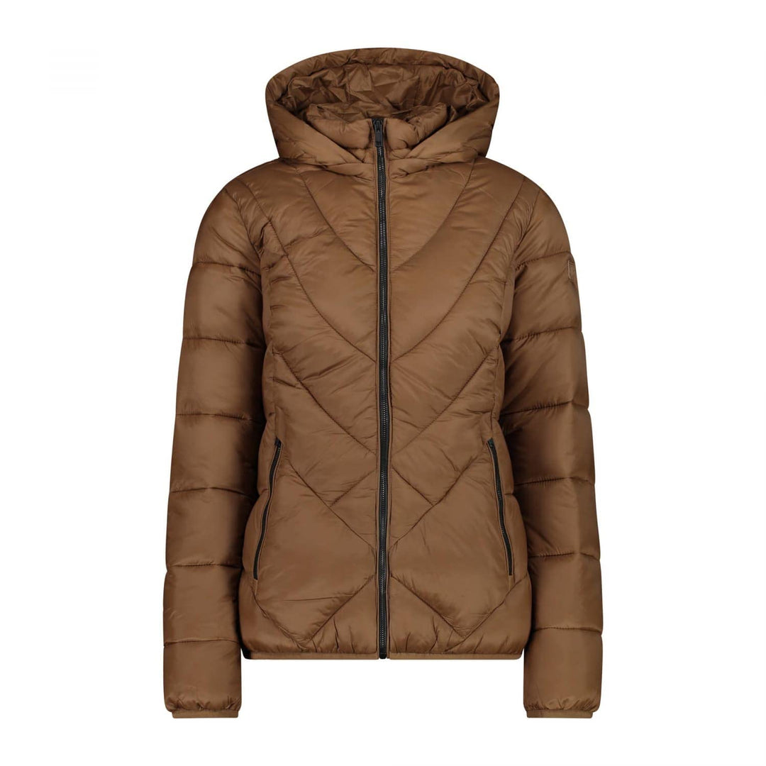 CMP Damen Hoodie Snaps Jacke Isolationsjacke 36 camel, 36 camel