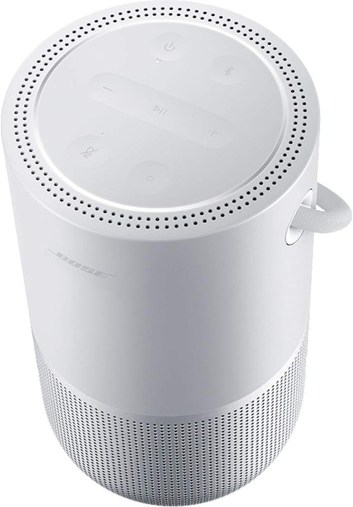 Bose Portable Smart Speaker – mit integrierter Alexa-Sprachsteuerung, in Silber, Silber