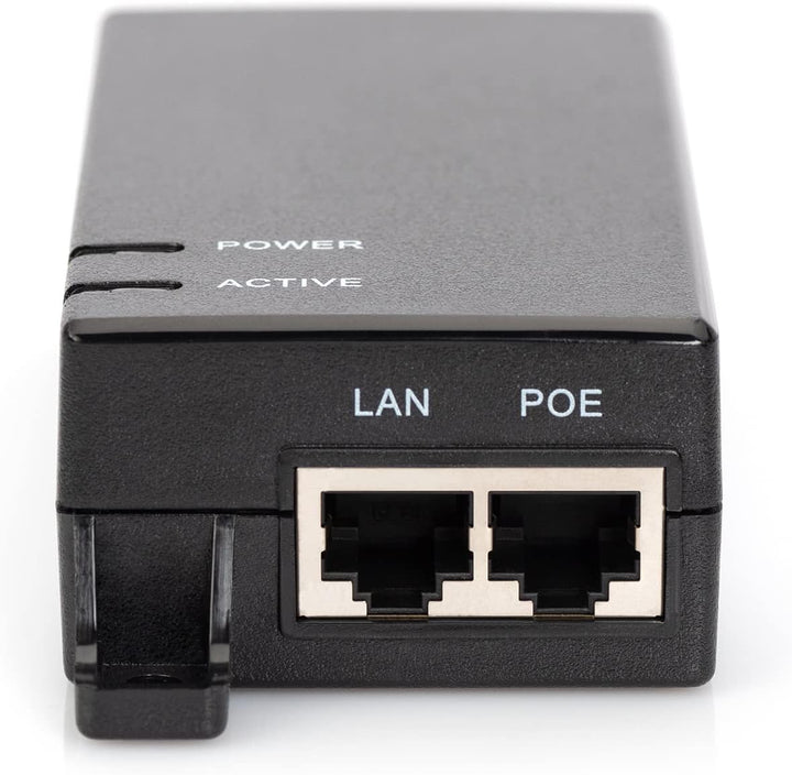 DIGITUS PoE Injektor - IEEE802.3af - Gigabit Ethernet - 15.4 Watt - max. 48 Volt - Stromversorgung P